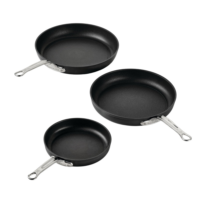 3pc Skillet Set, 8", 9.5", And 12.5"
