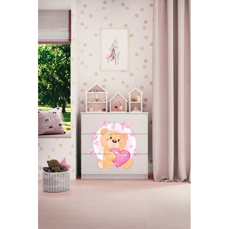 Cicero Kids 3 - Drawer Chest, White
