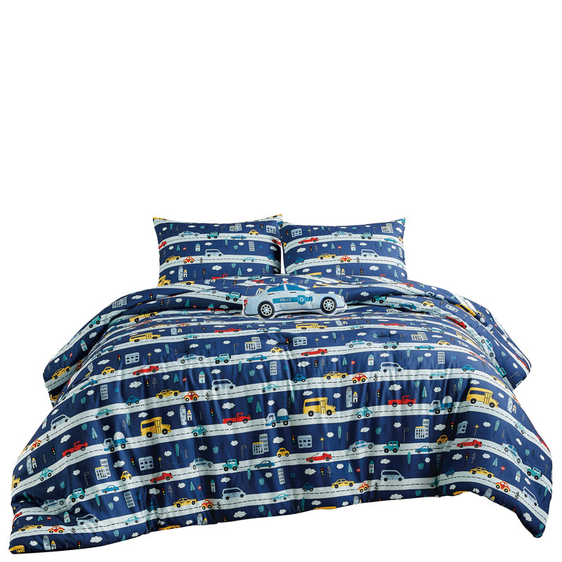 Police Car Twin/full Size Comforter Set, Full / Double