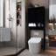 Support de toilette, salle de bain indépendante, salle de lavage, peu encombrant, noir