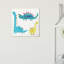 « dino trio », peinture sur toile tendue-1496436081