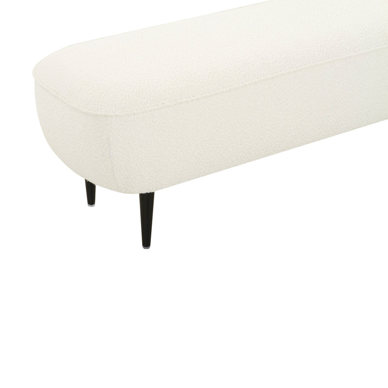  Denise Cream Boucle Bench