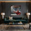 Art musical sur toile noir-741641299