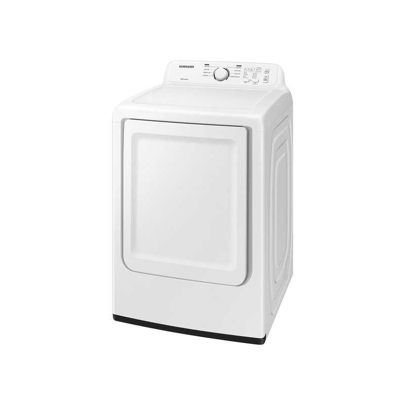 7.2 cu. ft. White Electric Dryer with Sensor Dry and Moisture Sensing