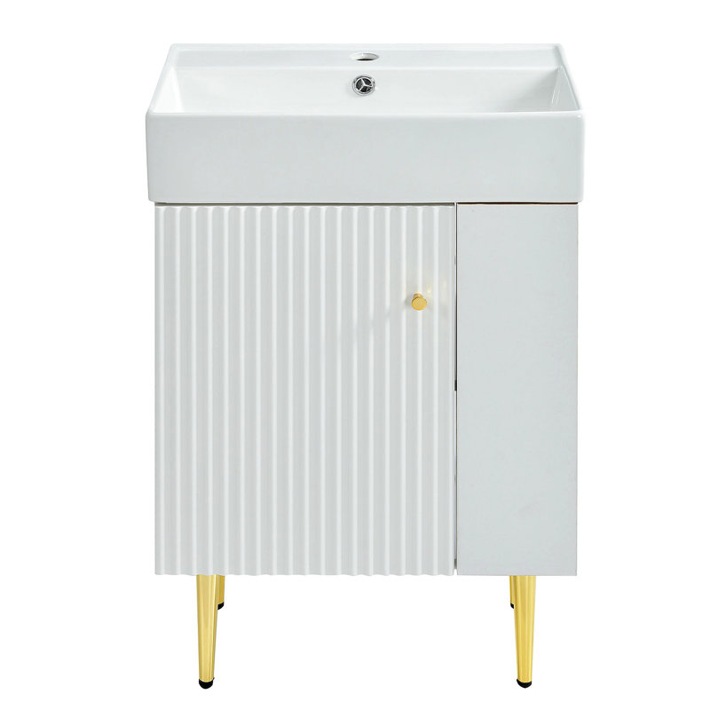 [Armoire seulement] Meuble-lavabo de 21,6 po, blanc (lavabo non inclus) (SV000006AAE)