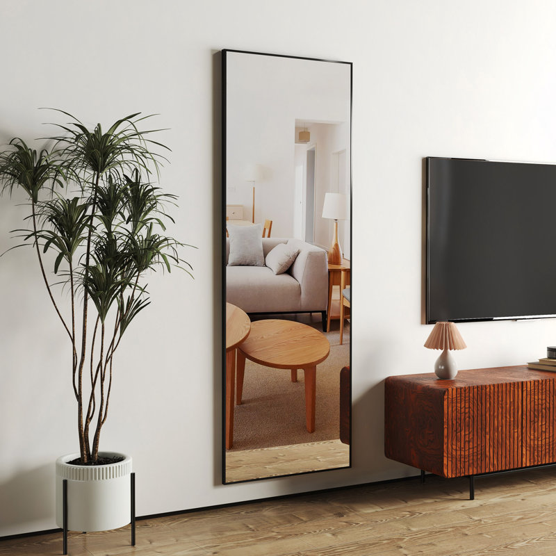 Miroir pleine longueur mural en alliage d'aluminium