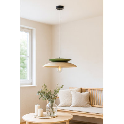 1 - Light Matte Black Dome Pendant