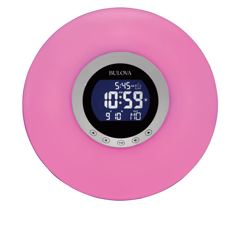 Ivy Bronx 9593D0DAC3474DD5AC89BF42BAD7B5A2 Multi Color Alarm Clock
