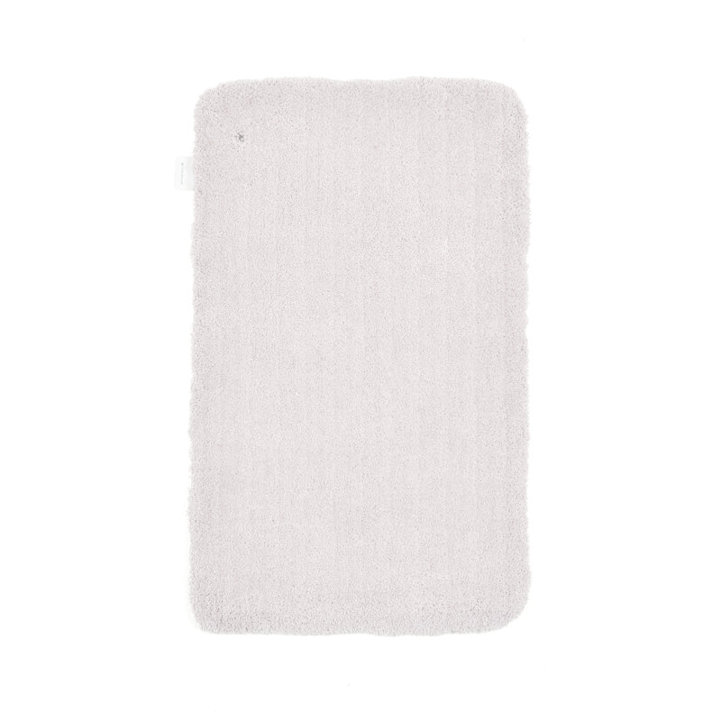 Rectangle Bath Rug, White, 70 x 120 cm
