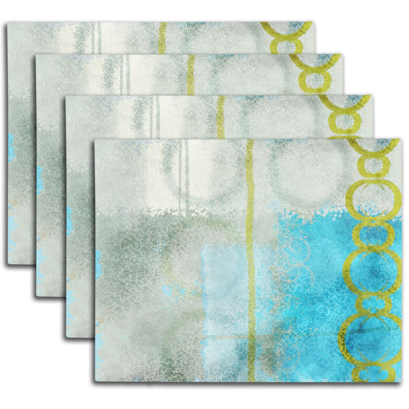 Polyester Abstract Rectangle Placemat