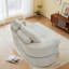 Canapé-lit moderne avec 2 coussins, canapé-lit en velours côtelé rembourré de mousse, aucun assemblage requis, coussin de canapé convertible se déplie en courtepointe, matelas pliant pour le salon, salle de jeux-364374969