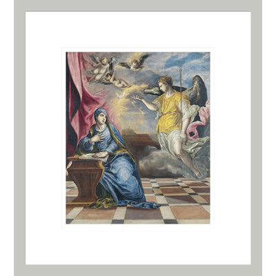 L'annonce par El Greco - estampe numérique encadrée