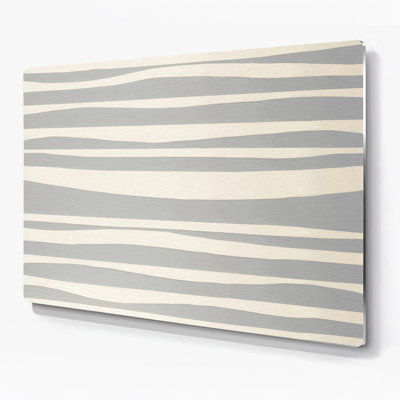 Minimalism 11 Beige Metal Wall Art