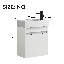 Ensemble de meuble-lavabo mural simple 18,11 "Tarus