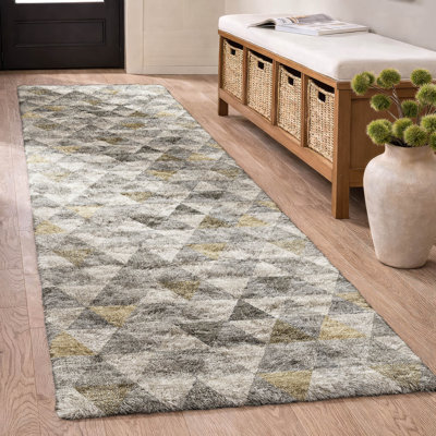 Tapis à poil long de qualité supérieure lavable à la machine ADS612