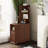Corner Table With Open Shelves