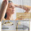 Ensemble de robinet de douche rétro avec valve brute et pomme de douche à pluie 9 pouces Retro-100003887