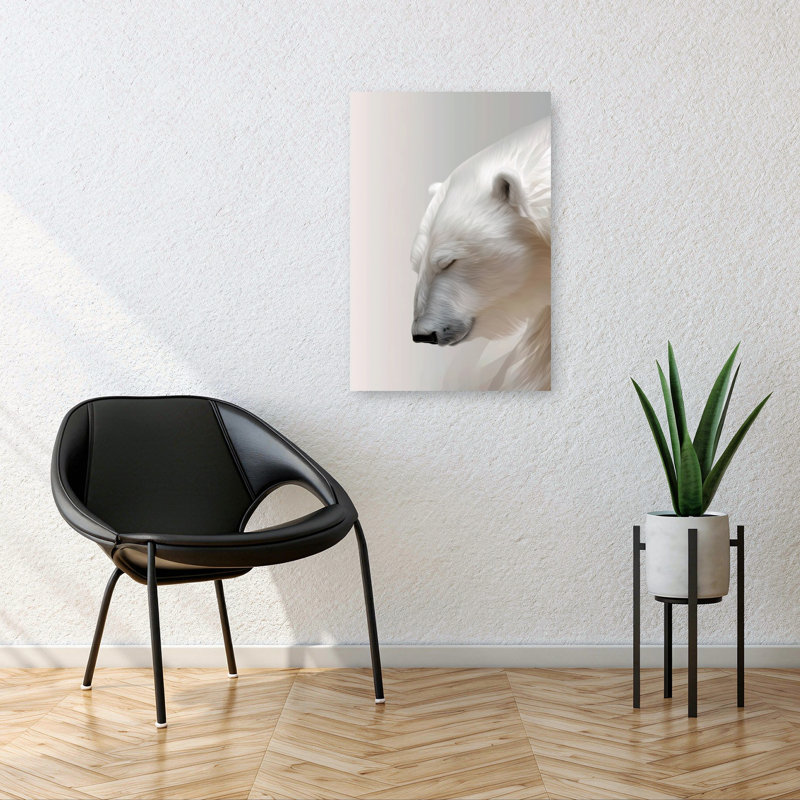 Ours polaire serein, 36" H x 24" W