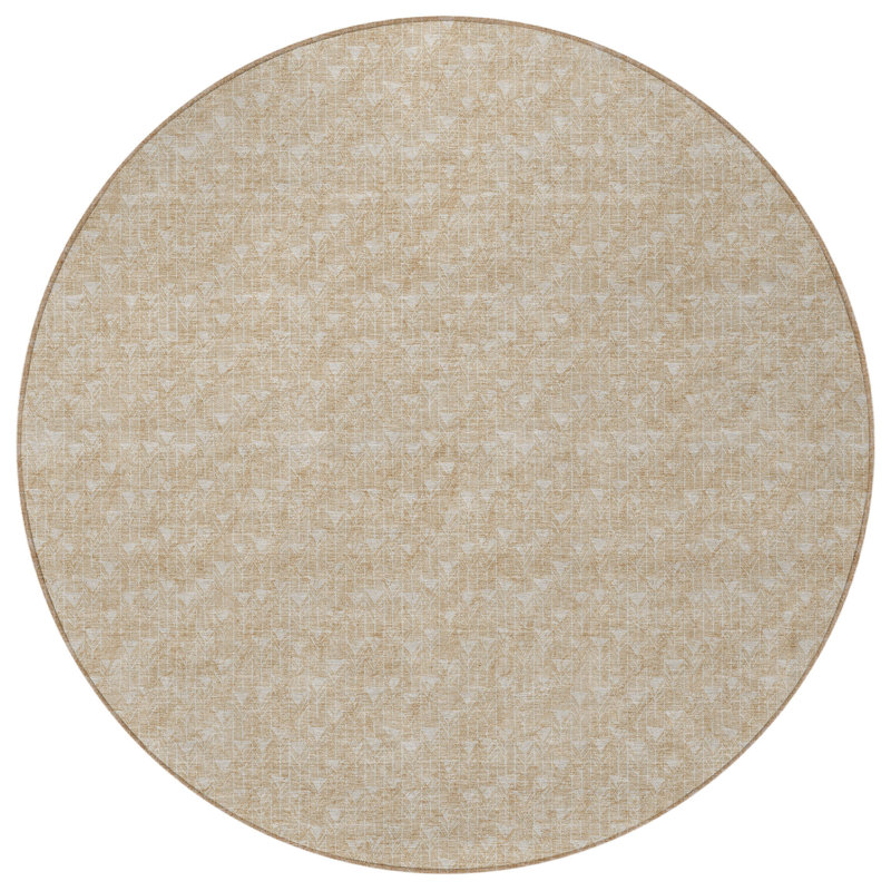 Tapis d'intérieur rond 8 po