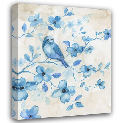 Art sur toile tendue Lark Manor ™ Nan: Bluebird Happiness I
