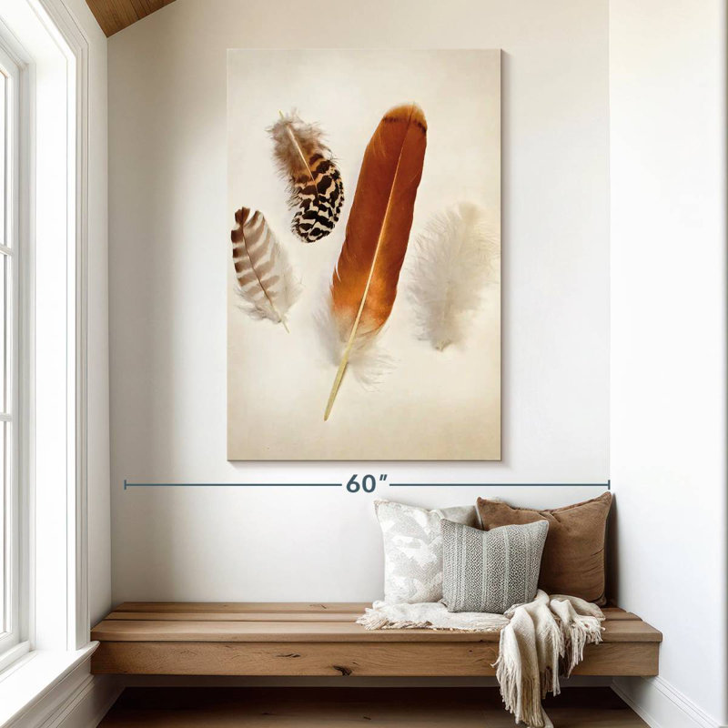 Kerner Feather Group I, 51" H x 34" W