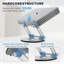 Chariot de bureau pour ordinateur portable à hauteur réglable - Bureau mobile ergonomique pour le bureau à domicile, les jeux et le studio, table d'ordinateur portable en aluminium pliable avec roues verrouillables et pivotant à 360 °, argent