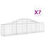 7 paniers en fer galvanisé Vidaxl 78,7 po x 11,8 po x 15,7 po / 23,6 po