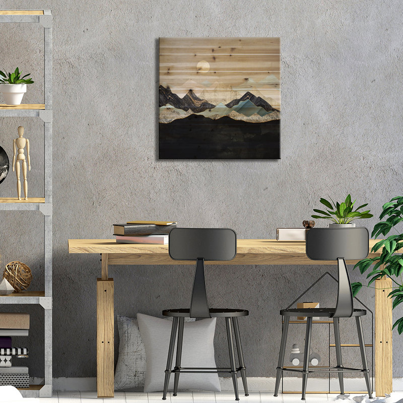 «Silent Dusk» par Space Griff Designs - Impression sur bois sans cadre