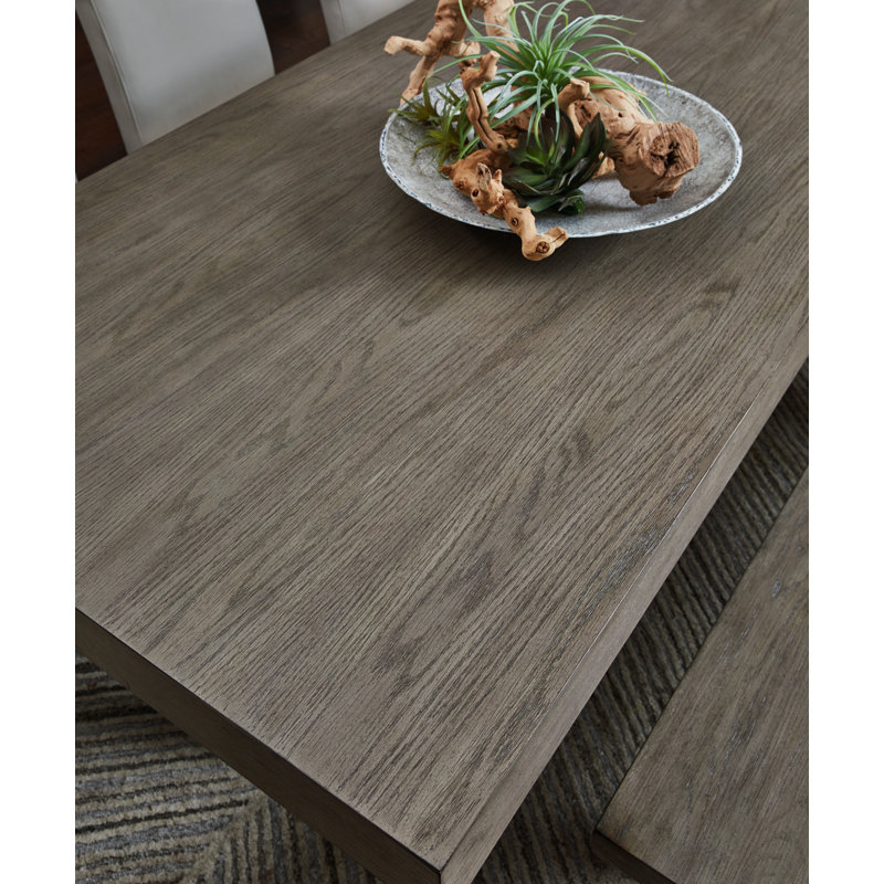 Fowler Oak Solid Wood Base Dining Table
