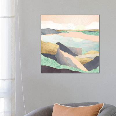 Sunrise Beach - impression d'art graphique