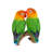 Parrots on Branch Statue