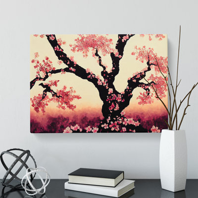 Amazing Cherry Blossom Tree Flowers - Wrapped Canvas