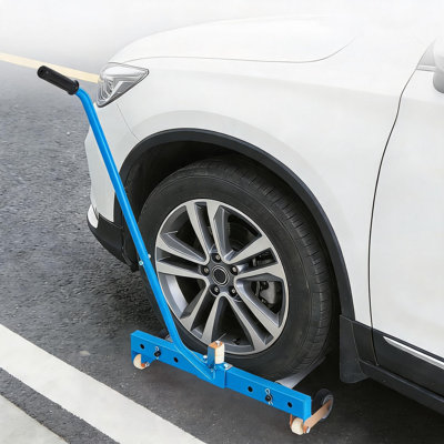 Chariot de levage Tire, chariot de déplacement de roue réglable avec roulettes à 360 °, capacité de 330 lb pour le remplacement des pneus de VUS, semi-remorque, VTT, véhicule récréatif, remorque et mini-chargeuse