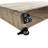 Jacia 40" x 32" x 12" Indoor/Outdoor Mobile Wood Planter with Lockable Wheels-1303359858