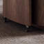 Table basse rétractable en microfibre