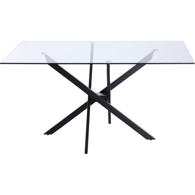 Xander 60'' Dining Table, Matte Black