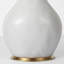 Thomas O'Brien Noppon 30" Table Lamp in Veiled White with Linen Shade