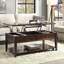 Table basse Malachi avec plateau relevable