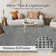 Modren Machine Washable Rug for Living Room Tiny Plaid Indoor Carpet for Home Decor Aesthetic Non-Slip Rug for Bedroom Dining Room Office Nursery Playroom Teen Dorm