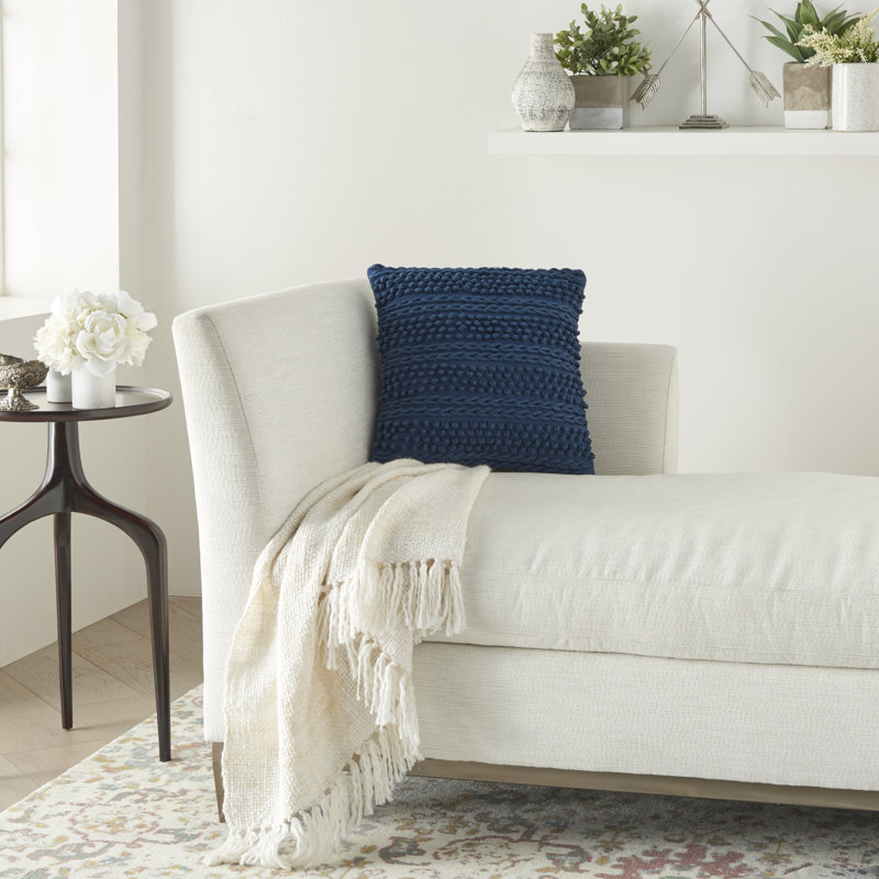  Square Pillow Cover & Insert, Navy