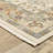 Oriental Machine Woven Gray/Beige Wool and Nylon Blend Area Rug-1129777531