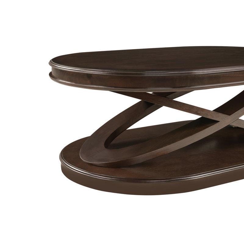 Table basse Orbit Curve, Espresso