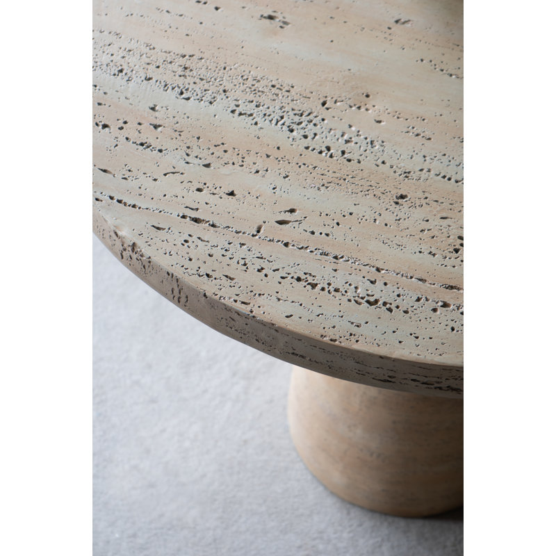 Guion Round Dining Table, Cream