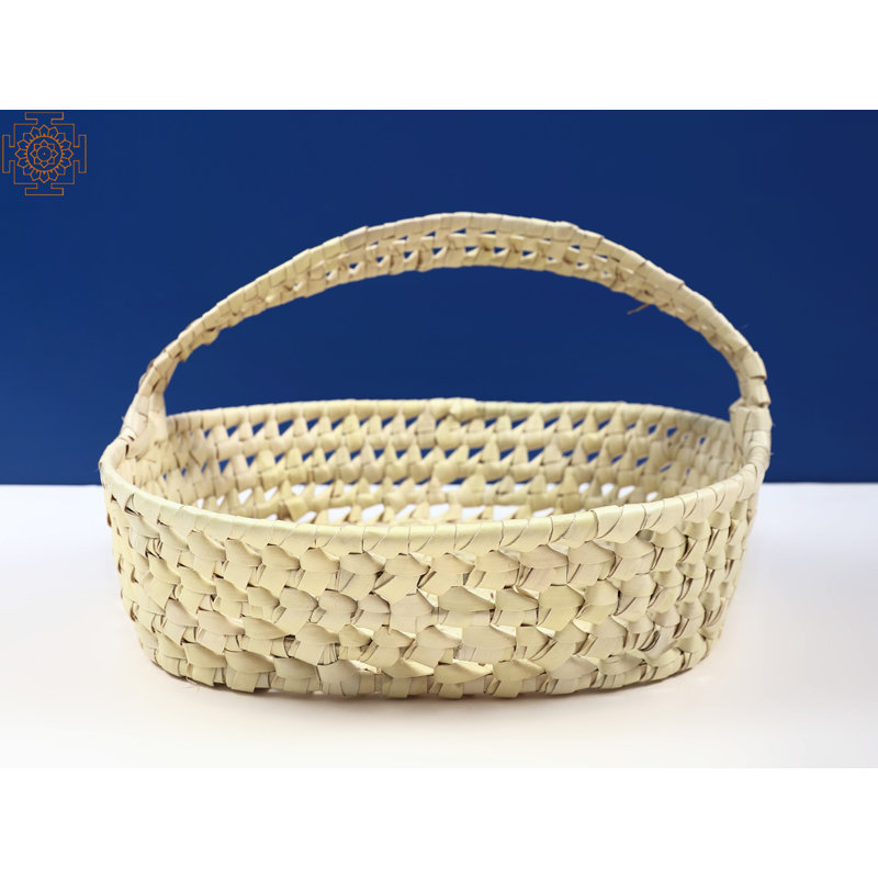 10 "panier de feuilles de palmier pour sculpture Puja