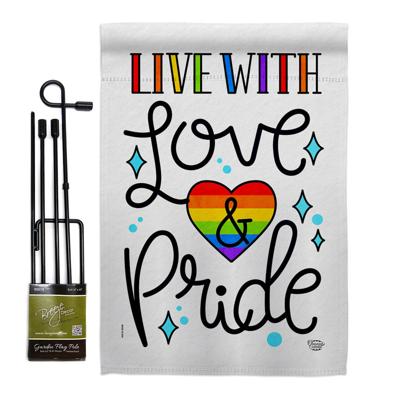 Double Sided 18.5'' H x 13'' W Polyester Kwanzaa Flag Set