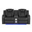 Causeuse inclinable électrique en similicuir Benz-657256456