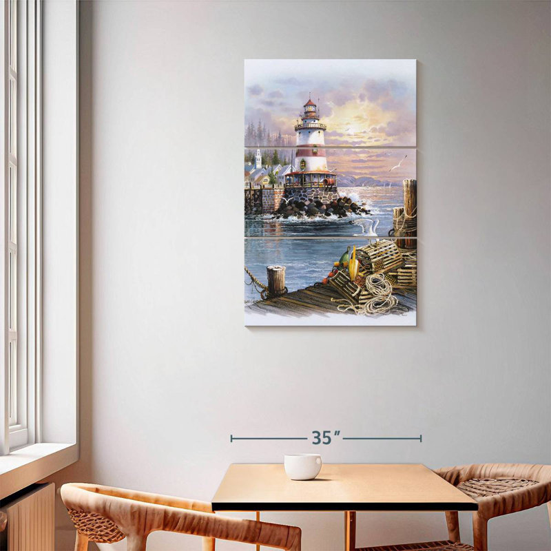 Spring Lighthouse III, 57" H x 36" W
