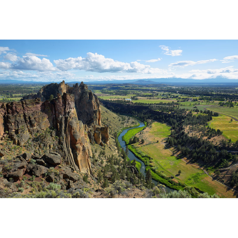 Smith Rock Park - Wrapped Canvas Print, 81cm H x 122cm W x 3.8cm D