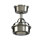Wrap Custom Indoor/Outdoor Ceiling Fan DC Motor - Brushed Nickel