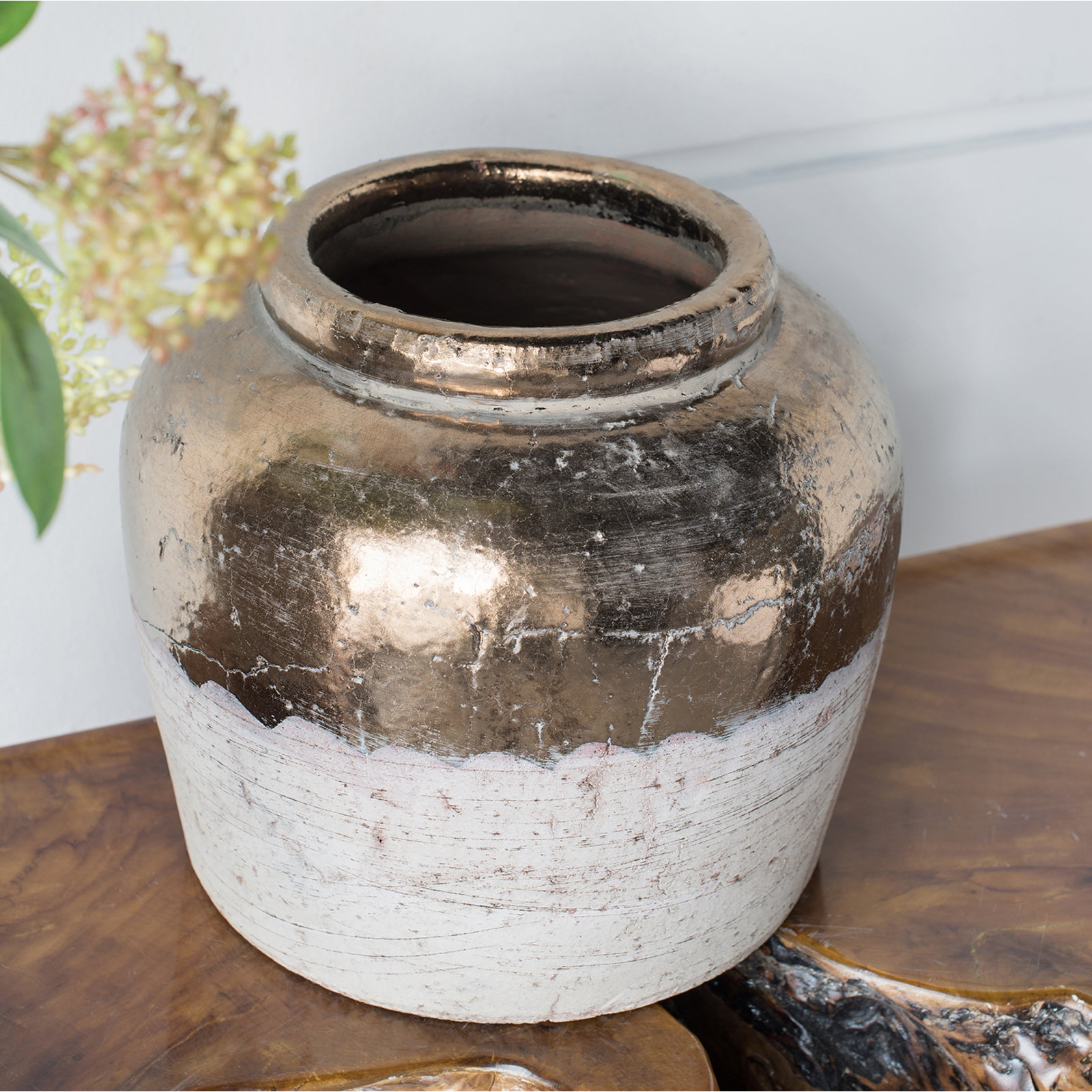 Libra 11.2'' Handmade Terracotta Table Vase